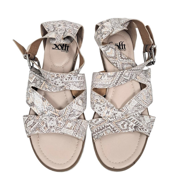 Sofft Mirabelle Sneaker Sandals Neutral print size 8 - Picture 1 of 8